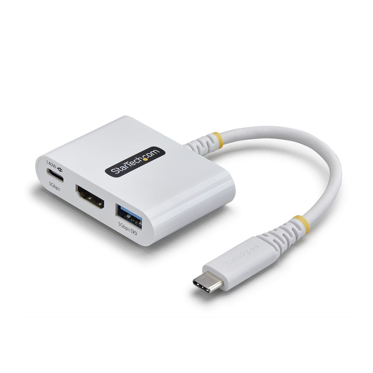 Cabo USB Startech 168W-USBC-MULTIPORT Branco
