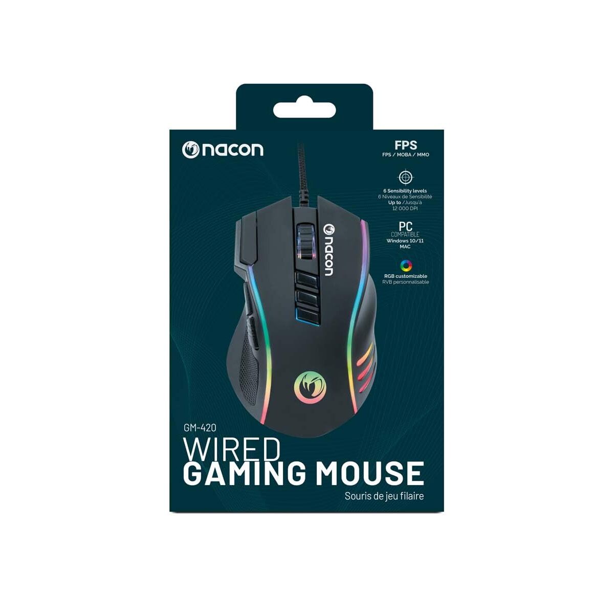 Rato Nacon PCGM-420 Preto