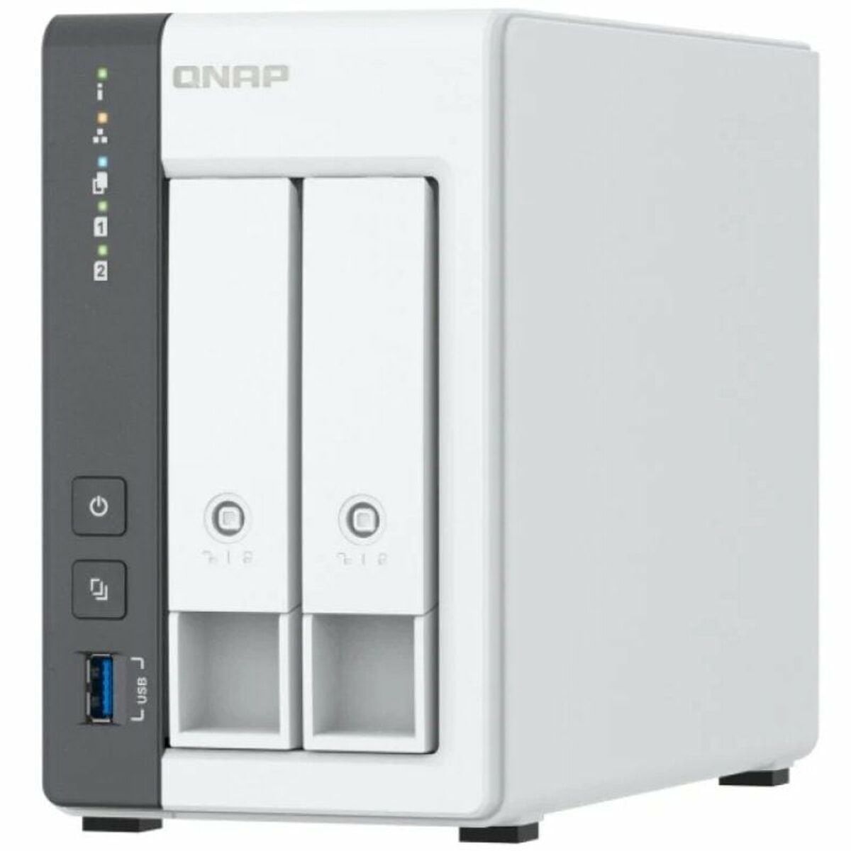 Armazenamanto em Rede NAS Qnap TS-216G Branco Preto ARM Cortex-A55