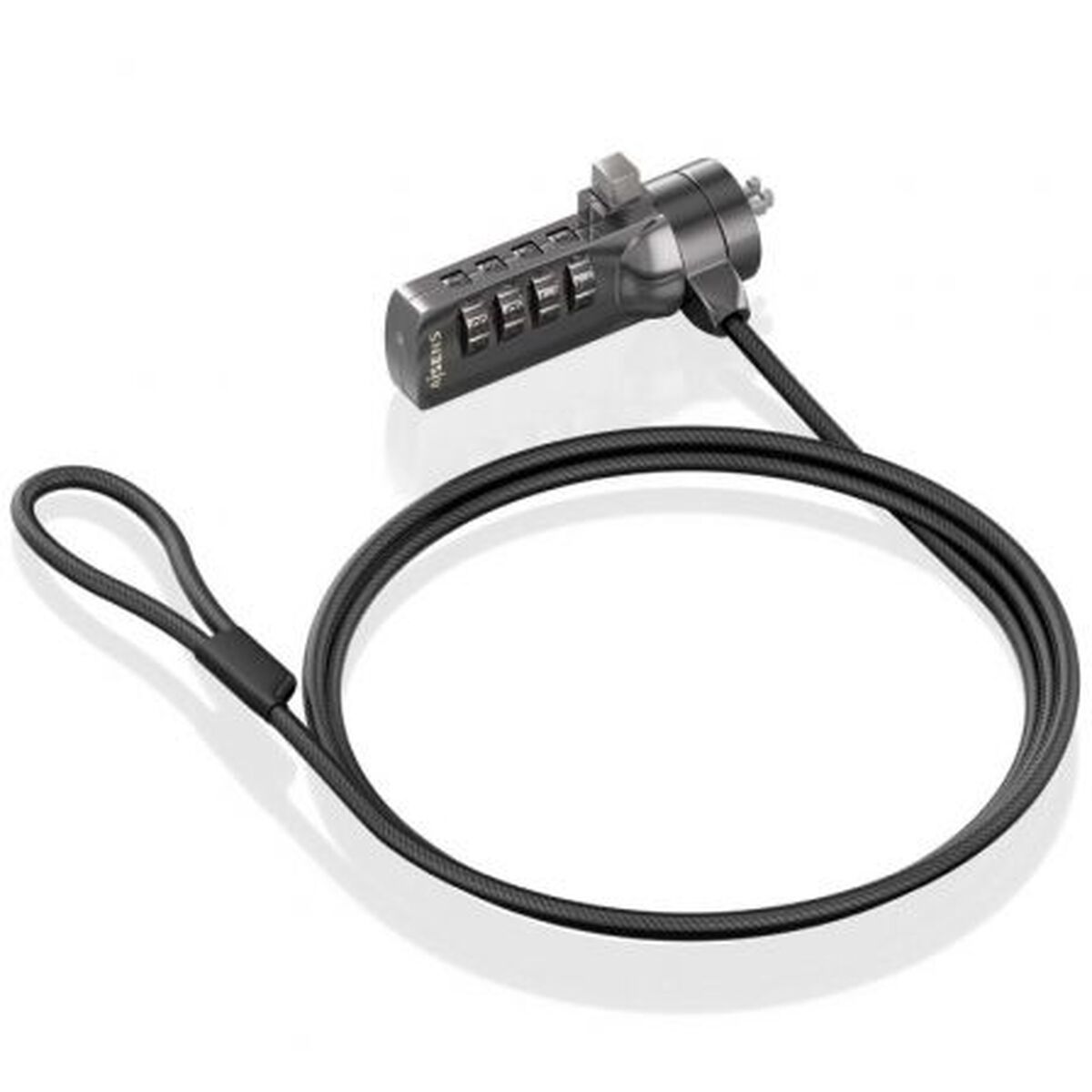 Cabo de Segurança Aisens ASLK-D40N03-BK Preto 1,5 m