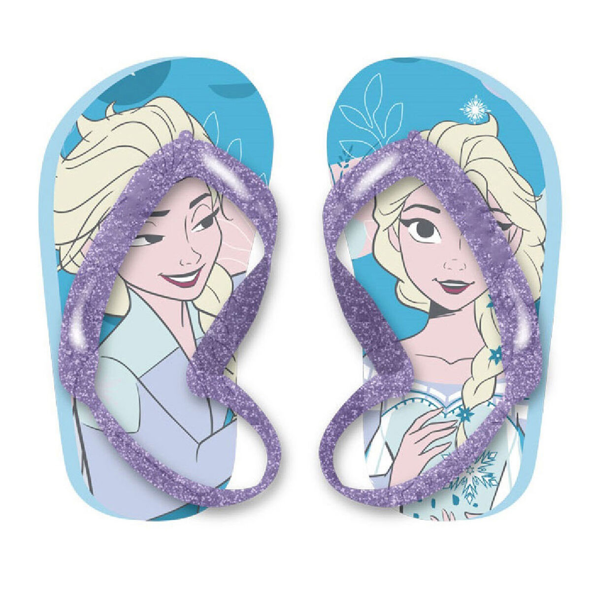Chinelos para Crianças Frozen Believe Lilás