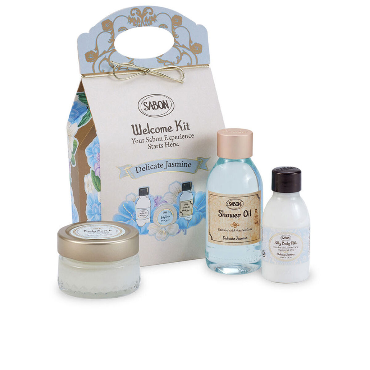 Conjunto de Cosmética Mulher Sabon Delicate Jasmine 3 Peças
