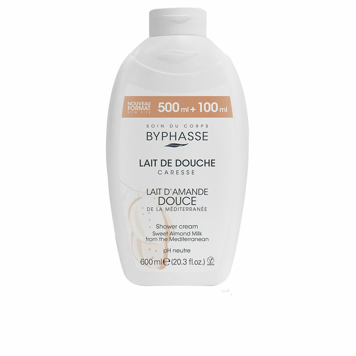 Creme de Duche Byphasse Sweet Almond Milk 600 ml