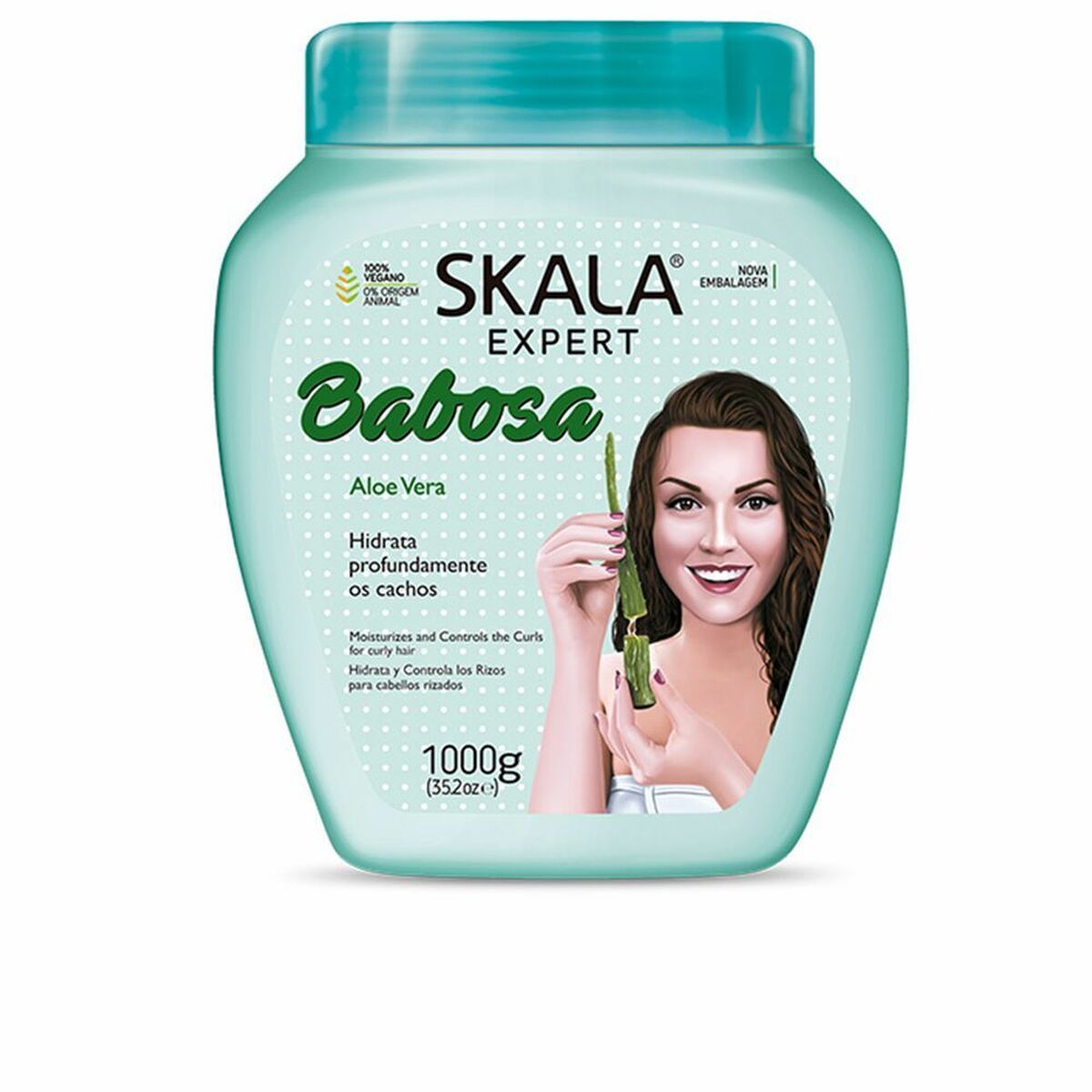 Condicionador Caracóis Definidos Skala Babosa 1 L