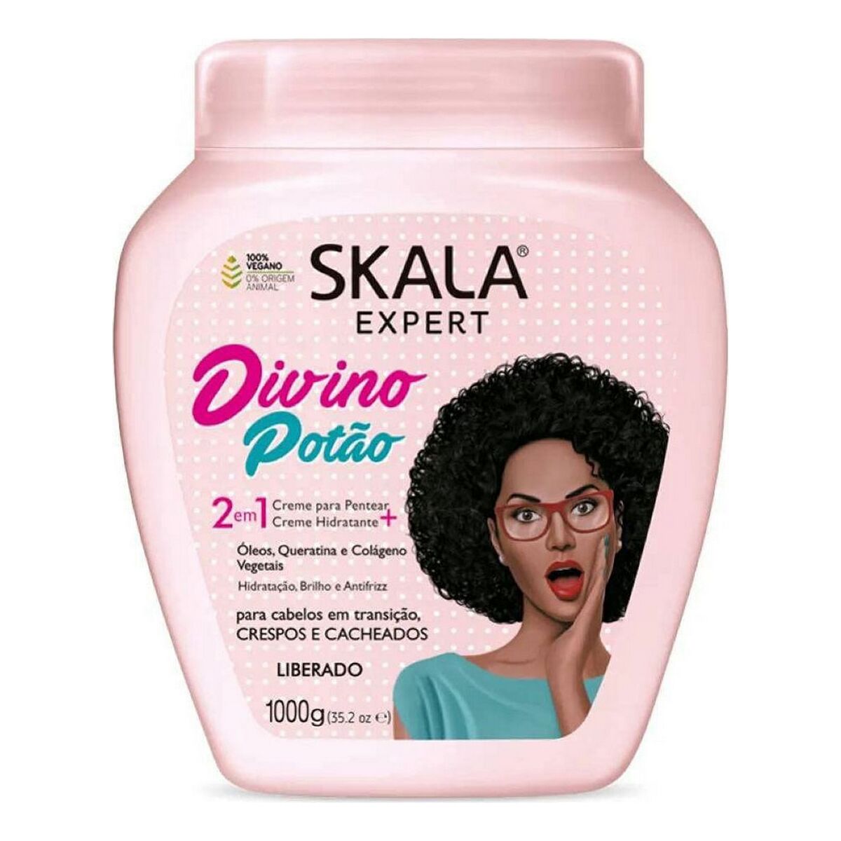 Amaciador Anti-Frizz Skala Divine Hair 1 L