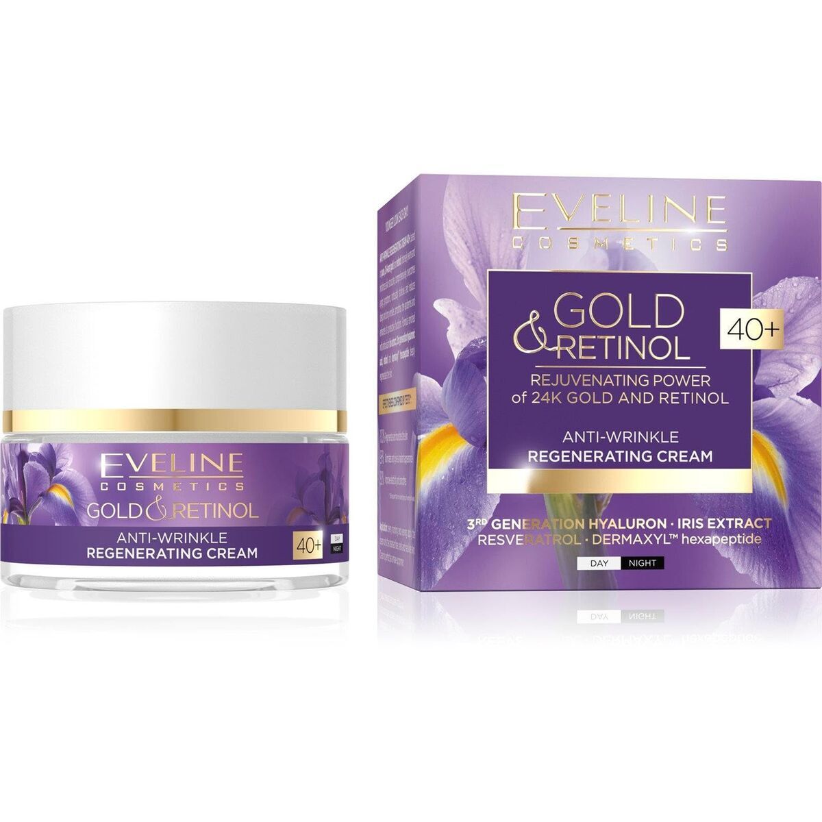 Creme Antirrugas Eveline Gold&Retinol 50 ml