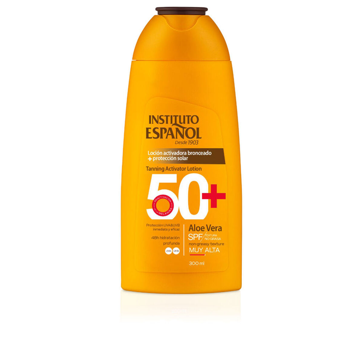 Protetor Solar Instituto Español LOCIÓN BRONCEADORA Spf 50+ 300 ml