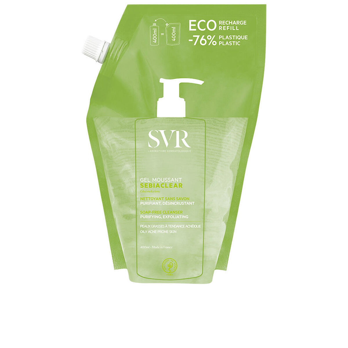 Gel de Limpeza Facial SVR SEBIACLEAR 400 ml