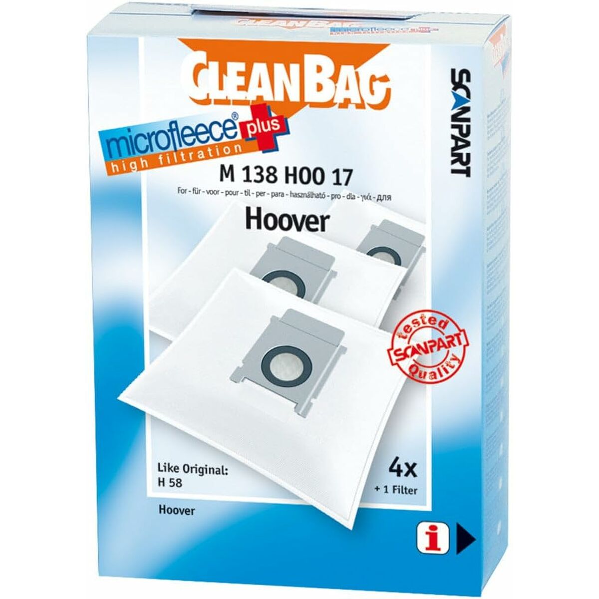 Bolsa Sobresselente para Aspirador Scanpart 2682224138