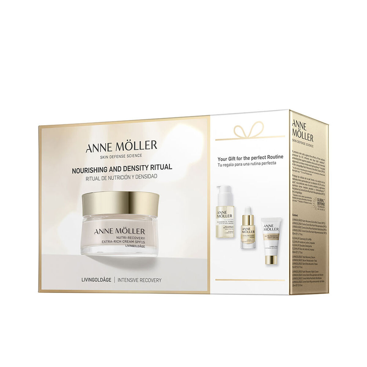 Conjunto de Cosmética Mulher Anne Möller LIVINGOLDÂGE PROGRAM DELUXE EXTRA RICH LOTE 4 Peças