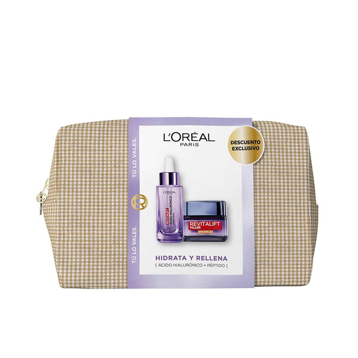 Conjunto de Cosmética Mulher L'Oreal Make Up REVITALIFT 2 Peças