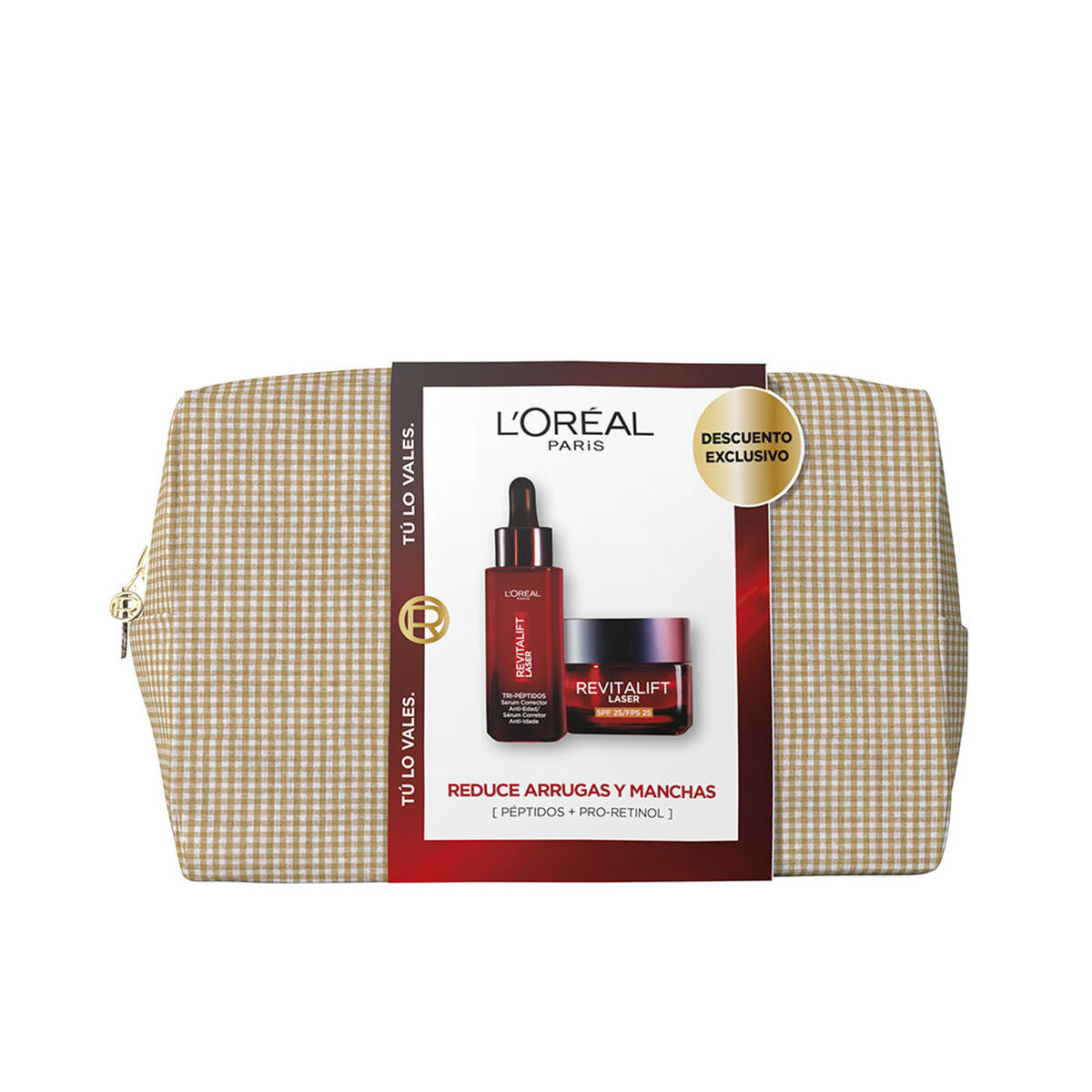 Conjunto de Cosmética Mulher L'Oreal Make Up REVITALIFT 2 Peças