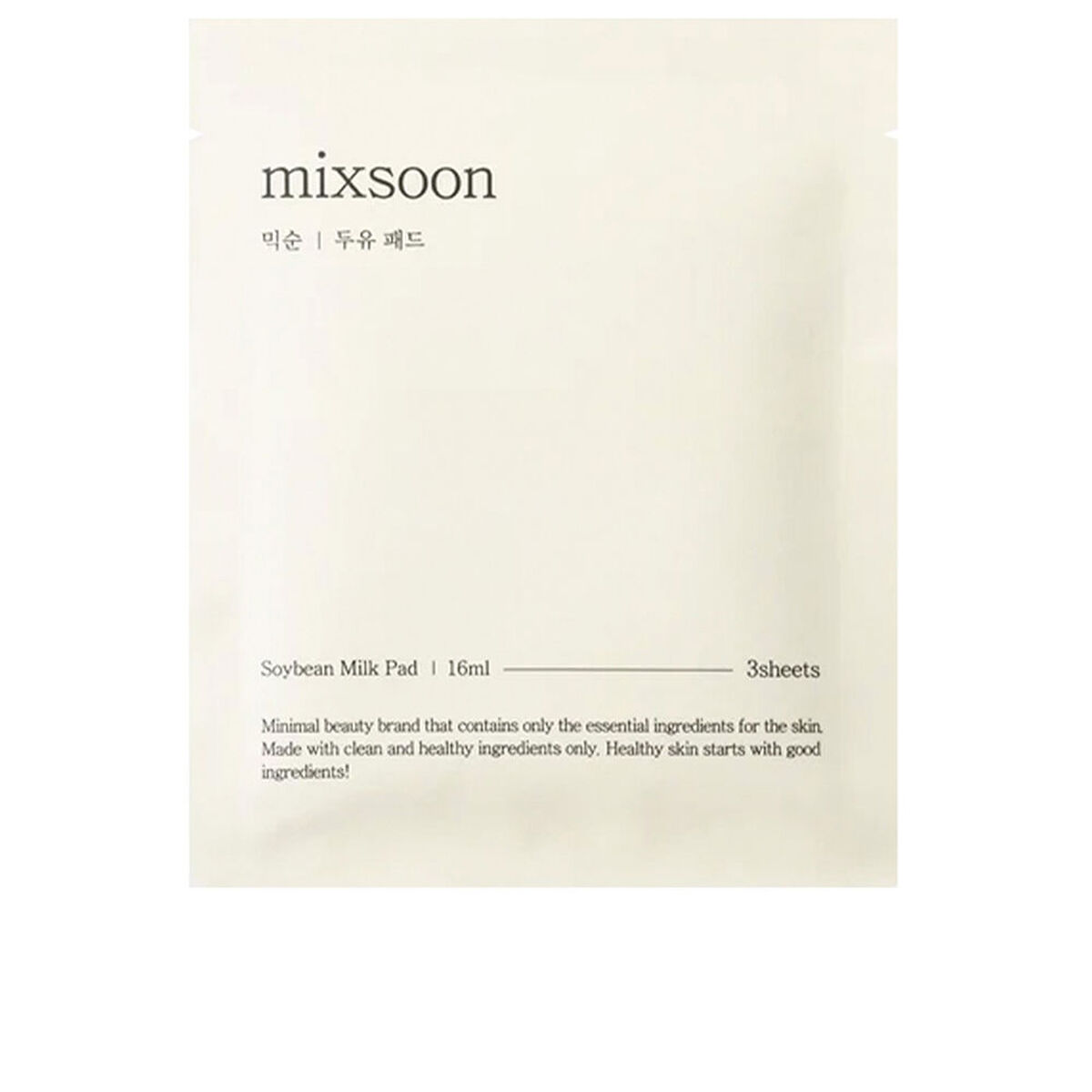 Máscara Facial Mixsoon SOYBEAN MILK (10 Unidades)