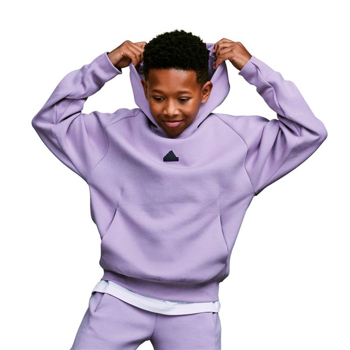 Camisola com Capuz Menina Adidas IM8396
