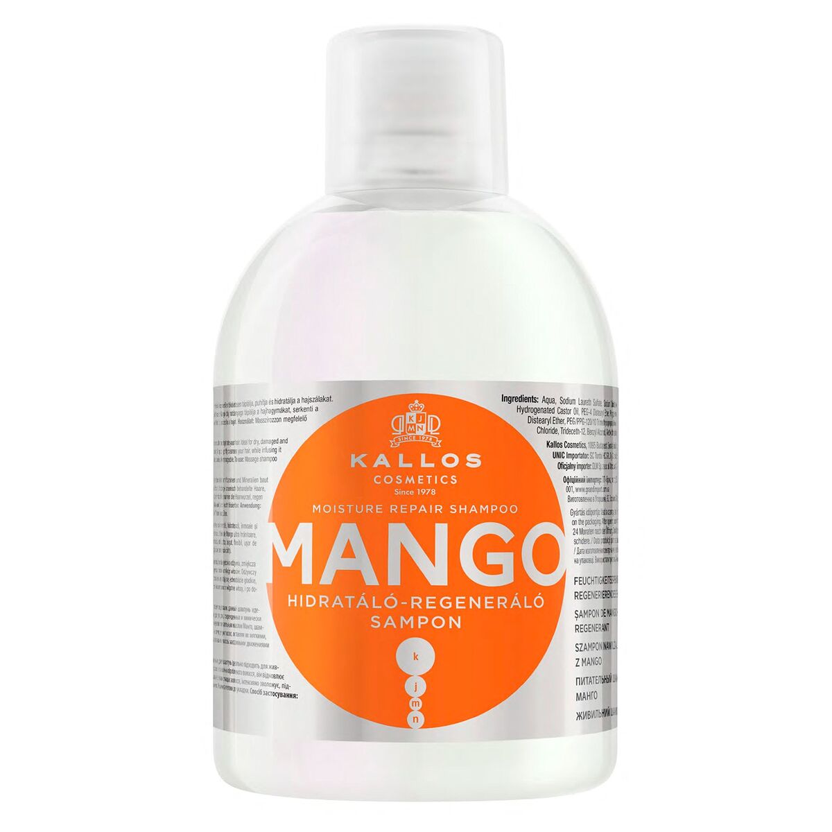 Champô Hidratante Kallos Cosmetics Mango