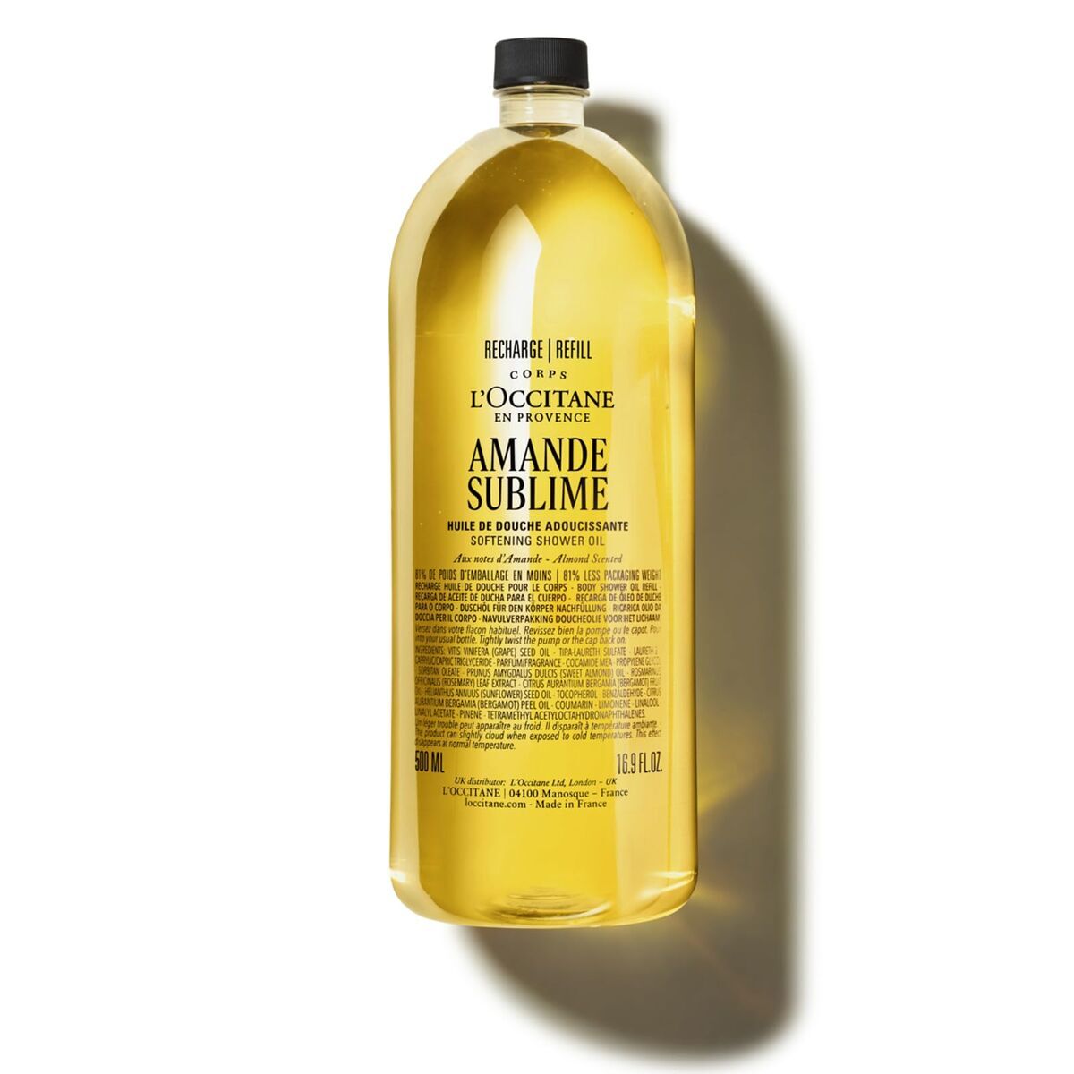 Óleo de Duche L'Occitane En Provence AMANDE SUBLIME 500 ml