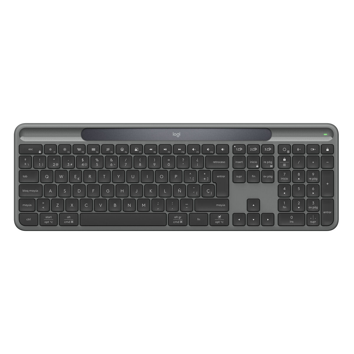 Teclado e Rato Logitech 920-013760 Grafite Espanhol QZERTY