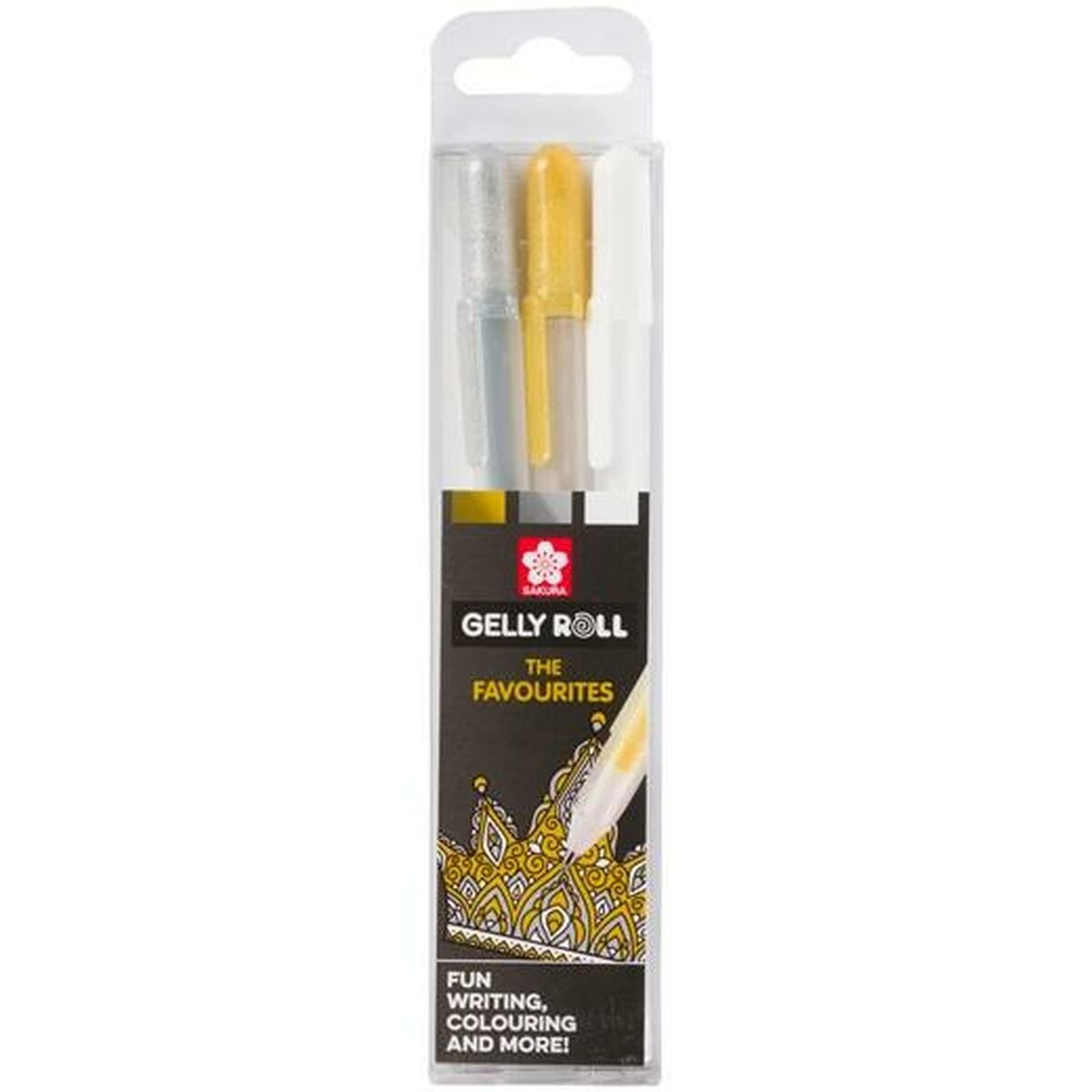 Esferográfica de gel Talens POXPGBMIX3A Branco (3 Unidades) (Recondicionado A+)