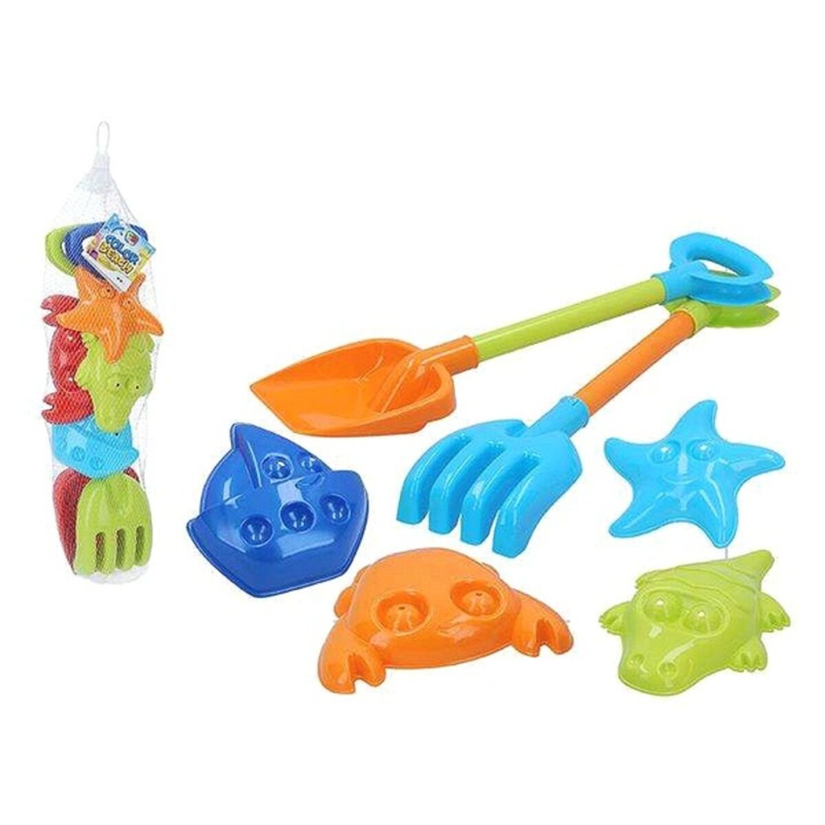 Conjunto de brinquedos de praia Colorbaby CB - 24733 (6 pcs)