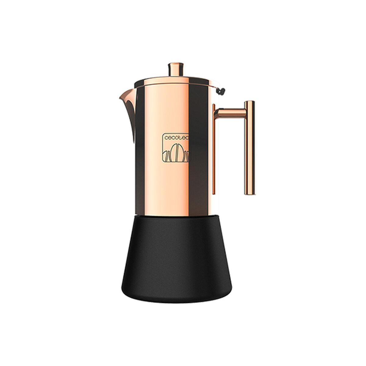 Cafeteira Italiana Cecotec Cumbia Moking 100 ml/200 ml/300 ml Aço inoxidável