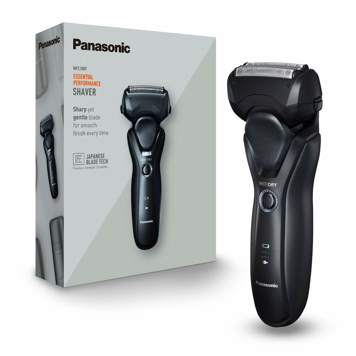 Máquina de Barbear Elétrica Recarregável Panasonic Wet&Dry ES-RT37-K503 (1 Unidade)