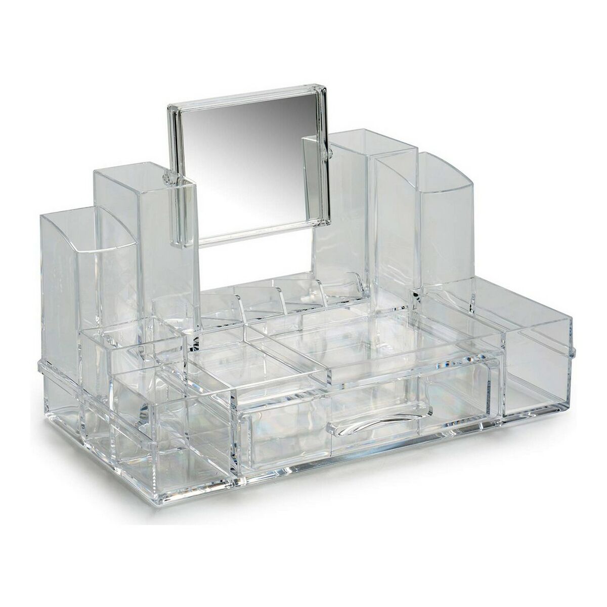 Organizador de maquilhagem Berilo Transparente Vidro 15,5 x 19,5 x 30 cm 30 x 15,5 x 15,5 cm 30 x 19 x 15,5 cm