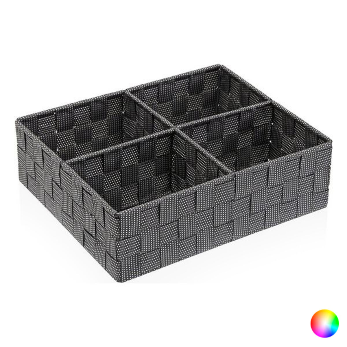 Caixa com compartimentos Têxtil (27 x 10 x 32 cm)