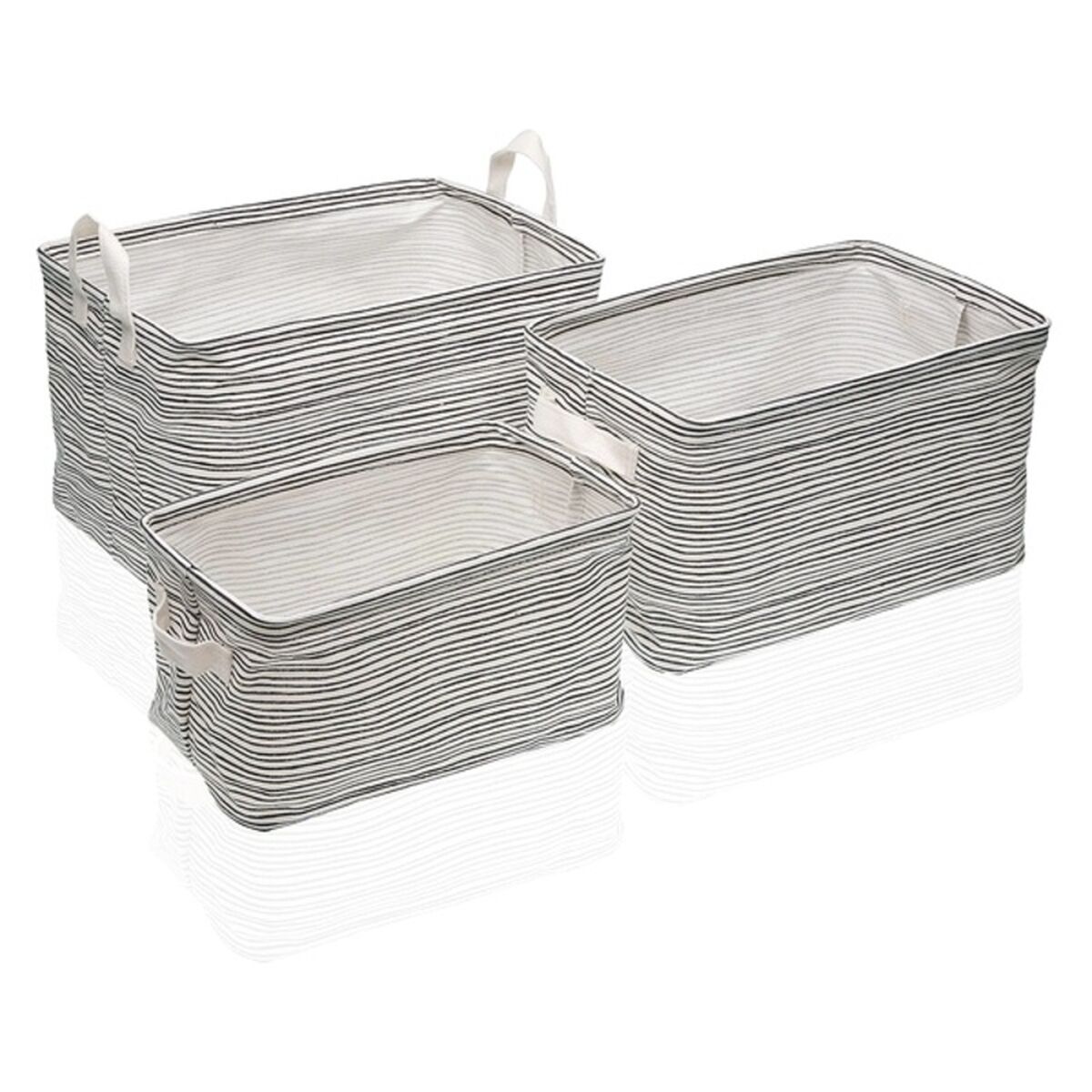 Conjunto de Cestas Versa 25 x 22 x 35 cm 35 x 25 x 22 cm 32 x 21 x 19 cm 28 x 17 x 15 cm