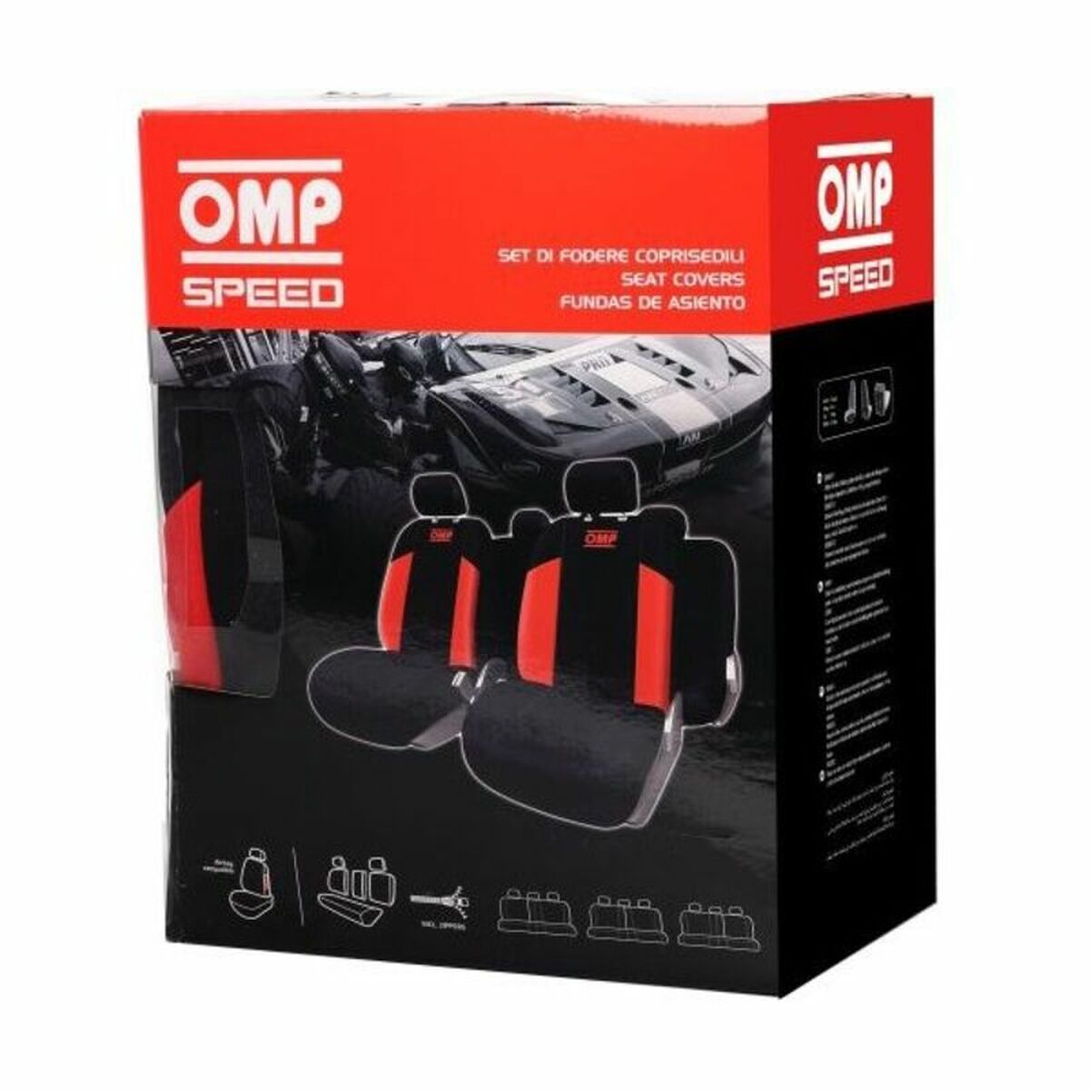Conjunto de Capas para Assentos OMP Speed Universal (11 pcs)