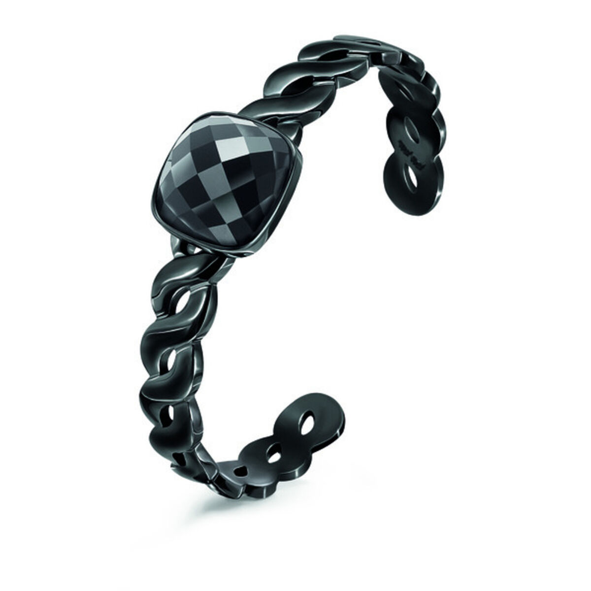 Bracelete Folli Follie 3B15T013KK Preto (17 cm)