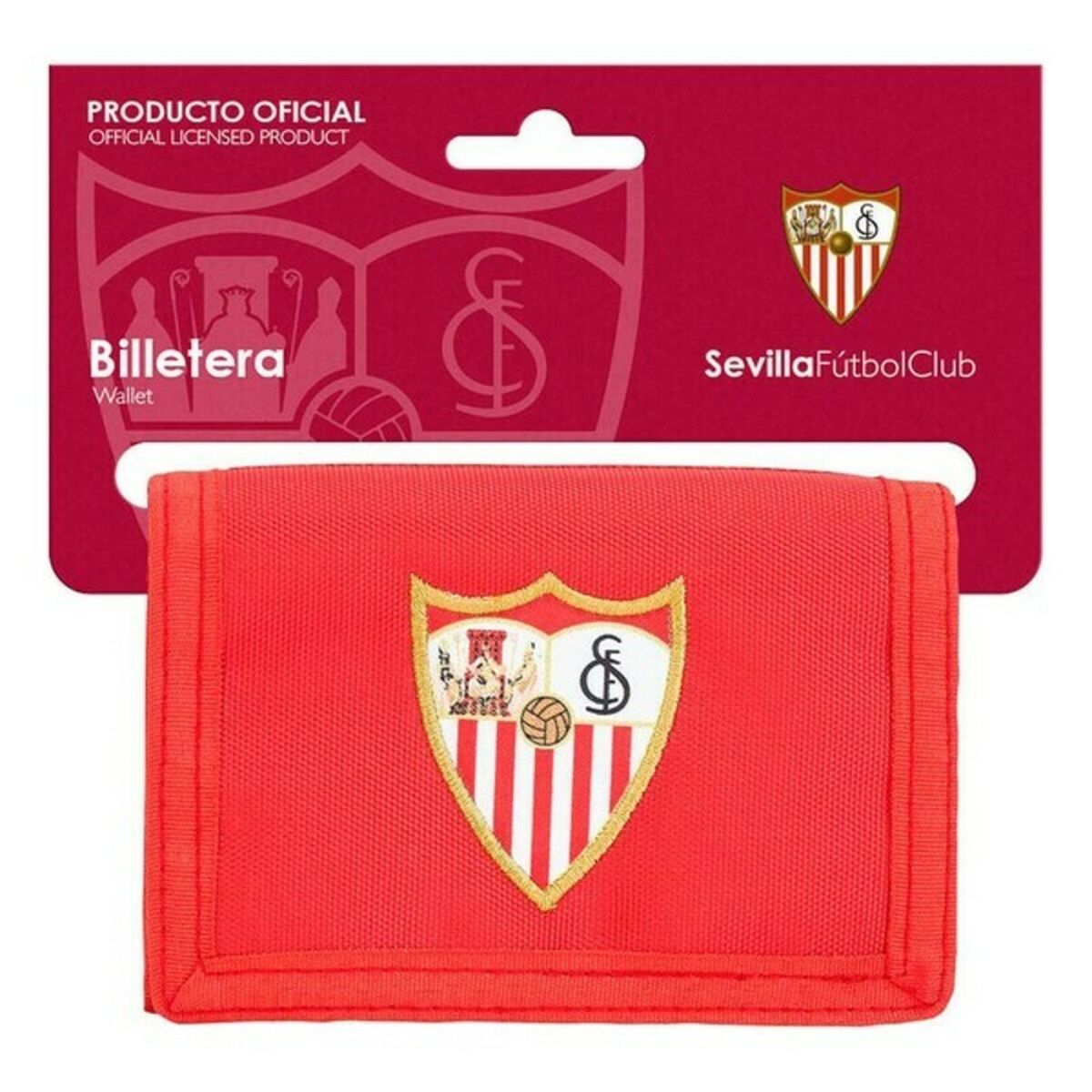 Carteira Sevilla Fútbol Club Vermelho