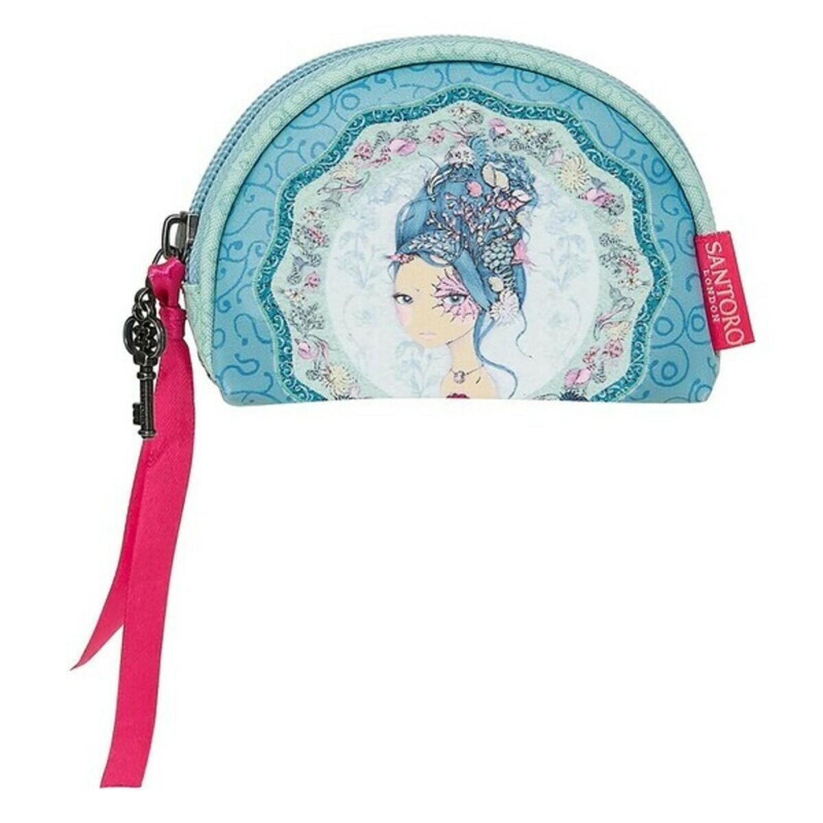 Porta-moedas Santoro Mirabelle Marina Azul Verde (9.5 x 2.5 x 7 cm)