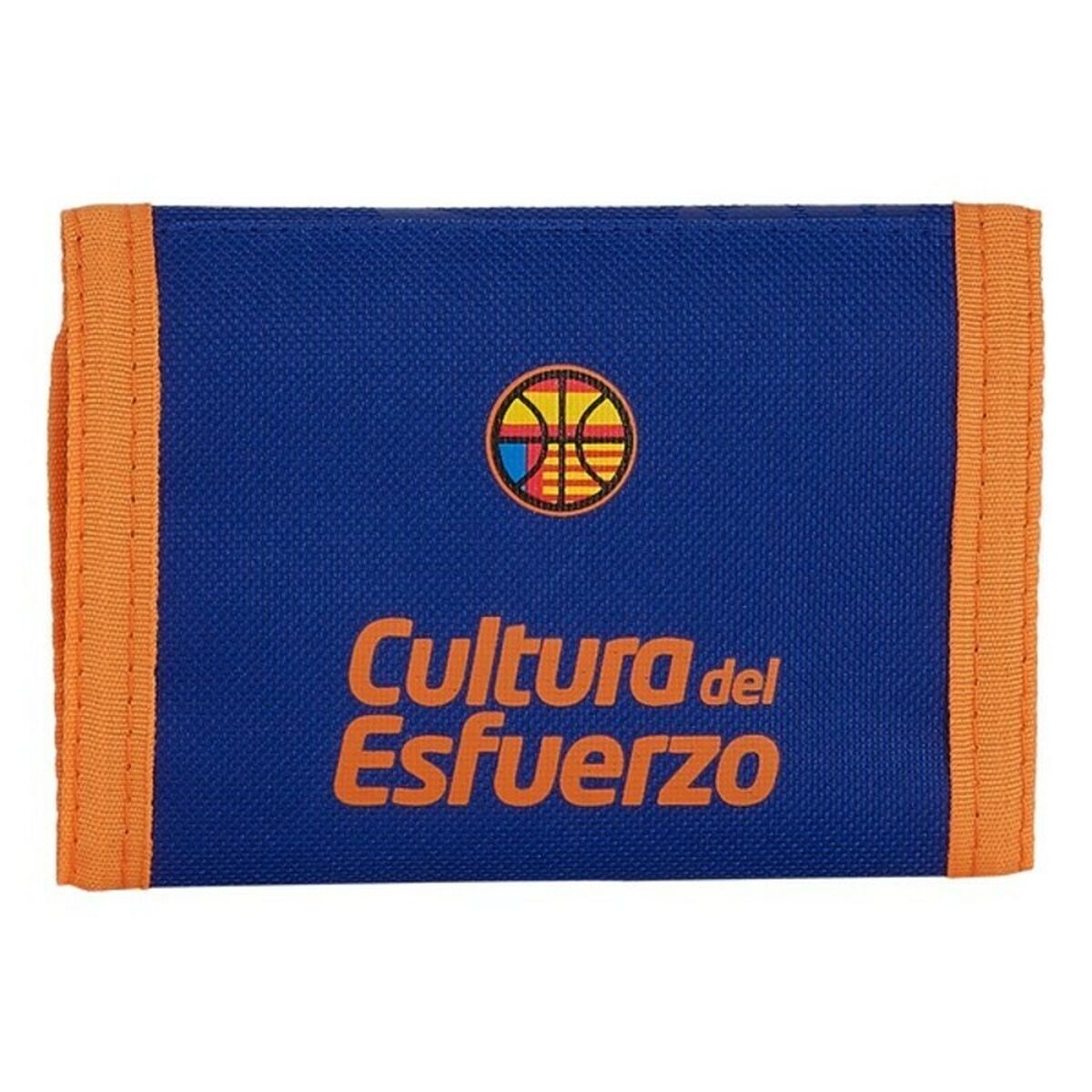 Carteira Valencia Basket Azul Laranja