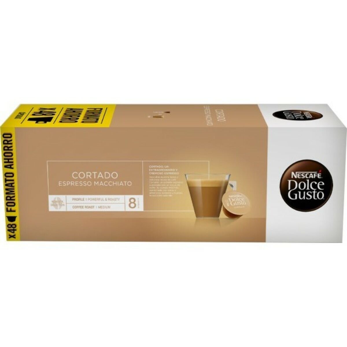 Cápsulas de Café com Estojo Nescafé Dolce Gusto Espresso Macchiato 1 Unidade