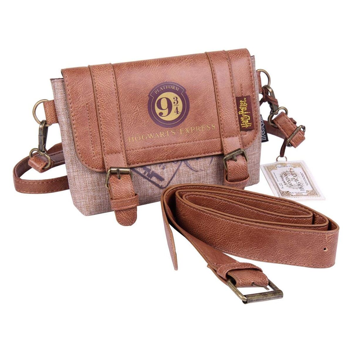 Mala a Tiracolo Harry Potter 2100003165_ Castanho