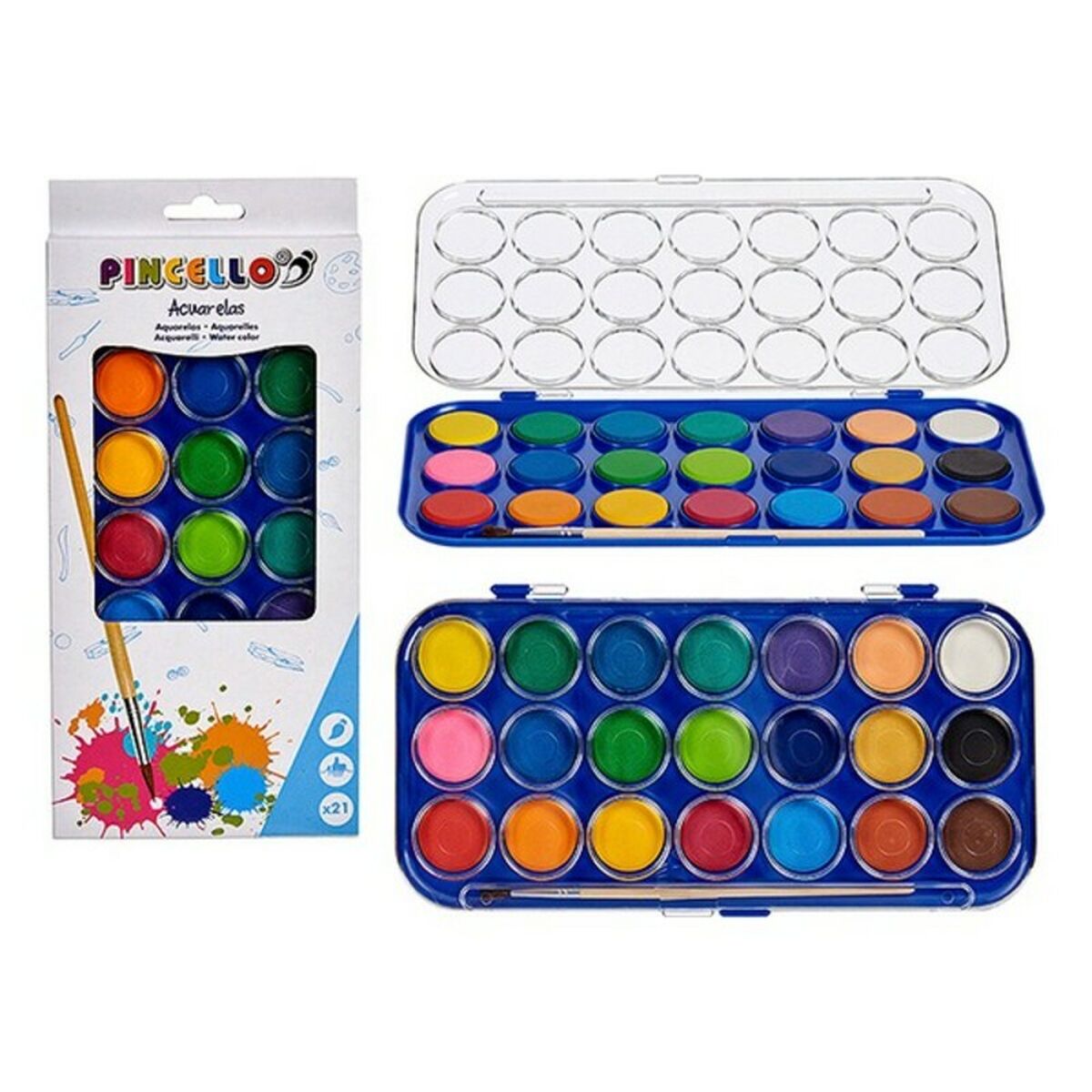 Aguarelas (21 pcs)
