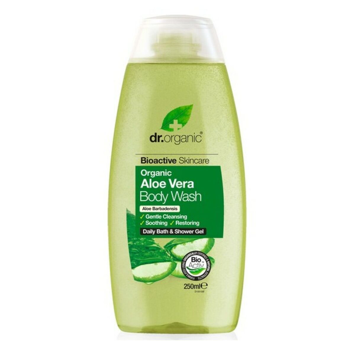 Gel de Banho Hidratante Com Aloé Vera Dr.Organic DR00109 250 ml