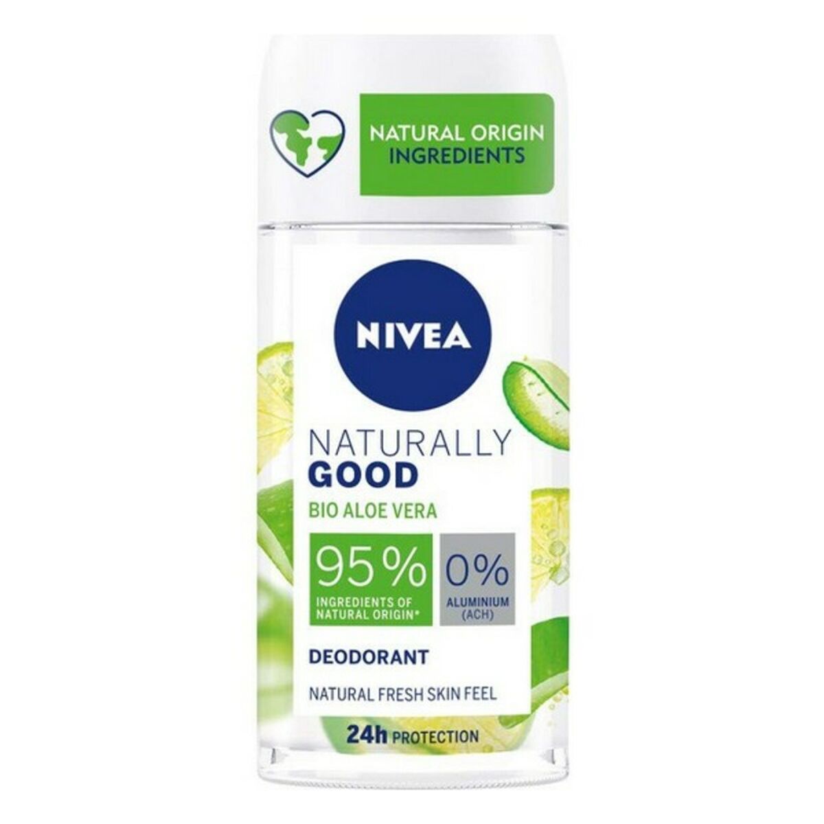 Desodorizante Roll-On Nivea Naturally Good Aloe Vera Aloé Vera 50 ml