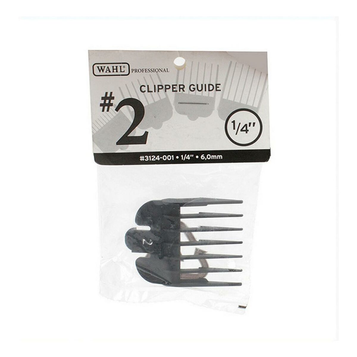 Pente Corta Cabelos Wahl Moser Peine Metal Nº2 (6 mm)