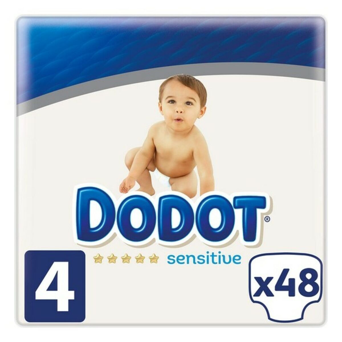 Fraldas descartáveis Sensitive Dodot Dodot Sensitive (48 uds)
