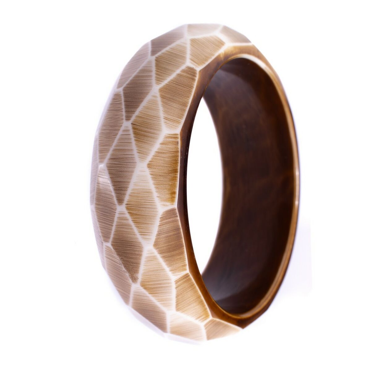 Bracelete Folli Follie Castanho 7 cm