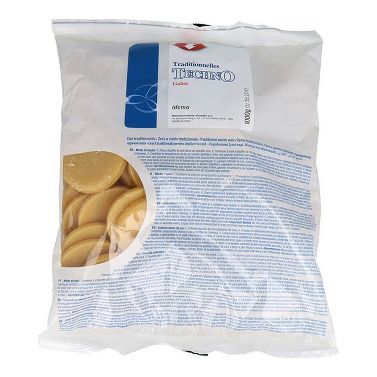 Cera Depilatória Corporal Idema De discos (1 Kg)