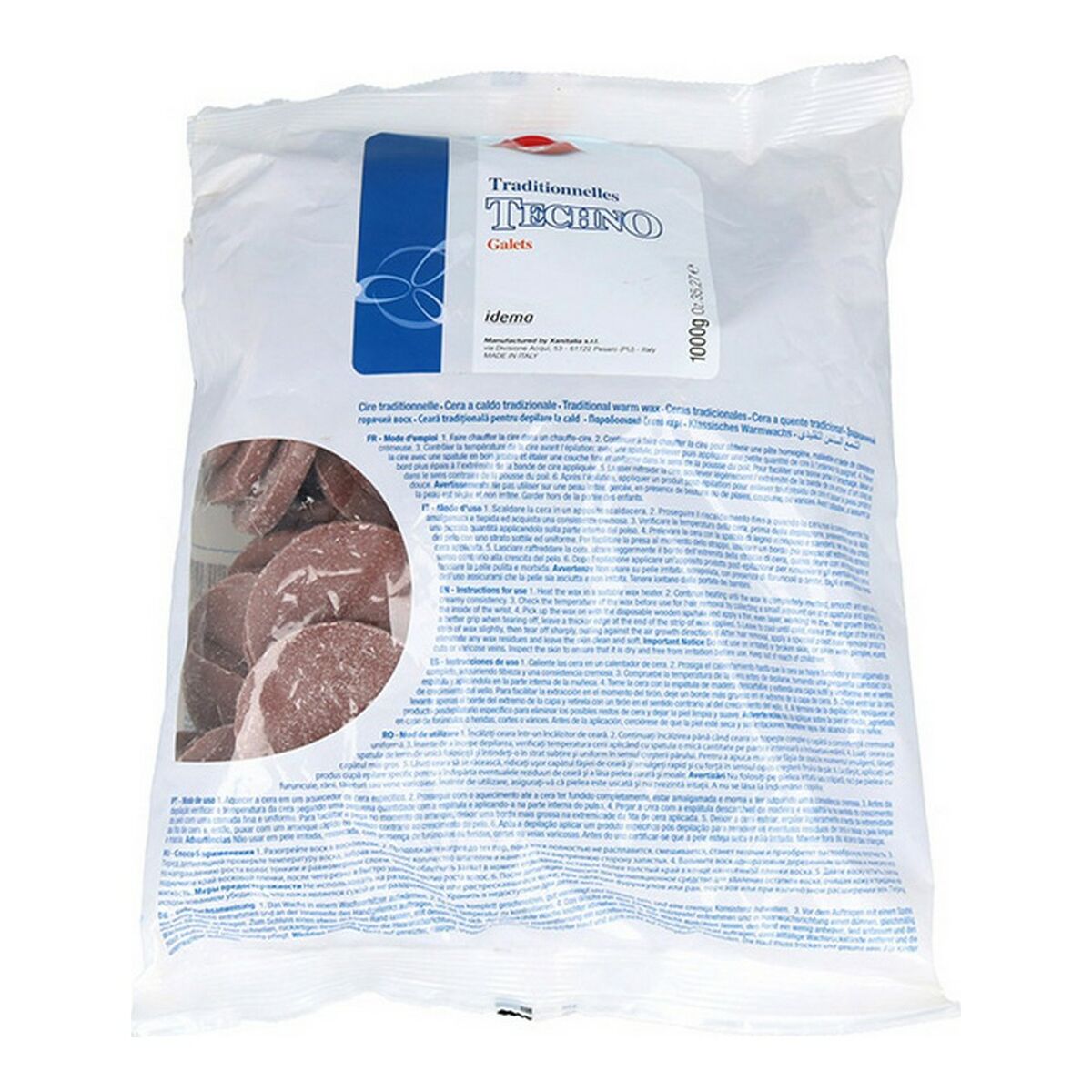 Cera Depilatória Corporal Idema De discos Chocolate (1 Kg)