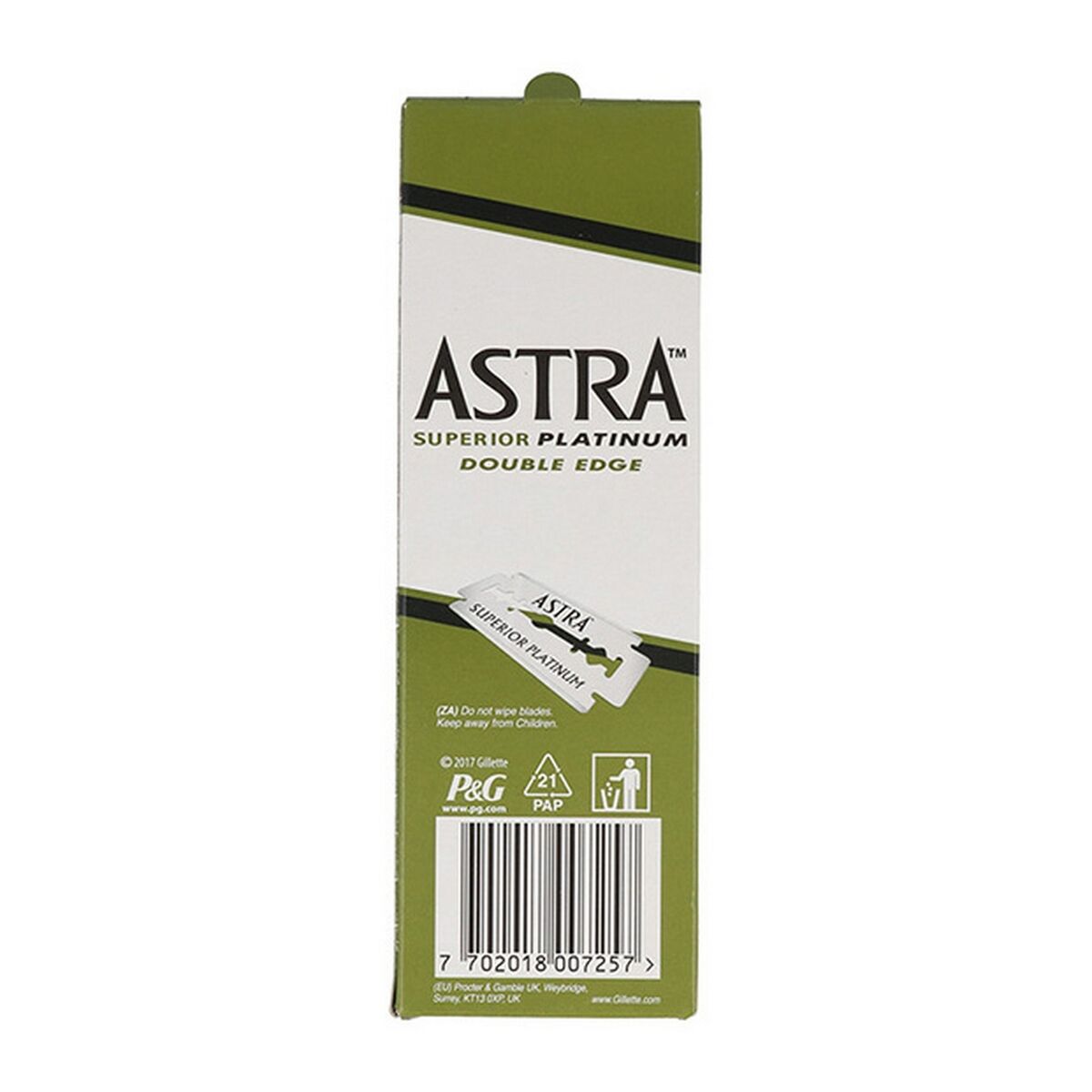 Lâminas de barbear Astra Superior Platinum (100 uds)