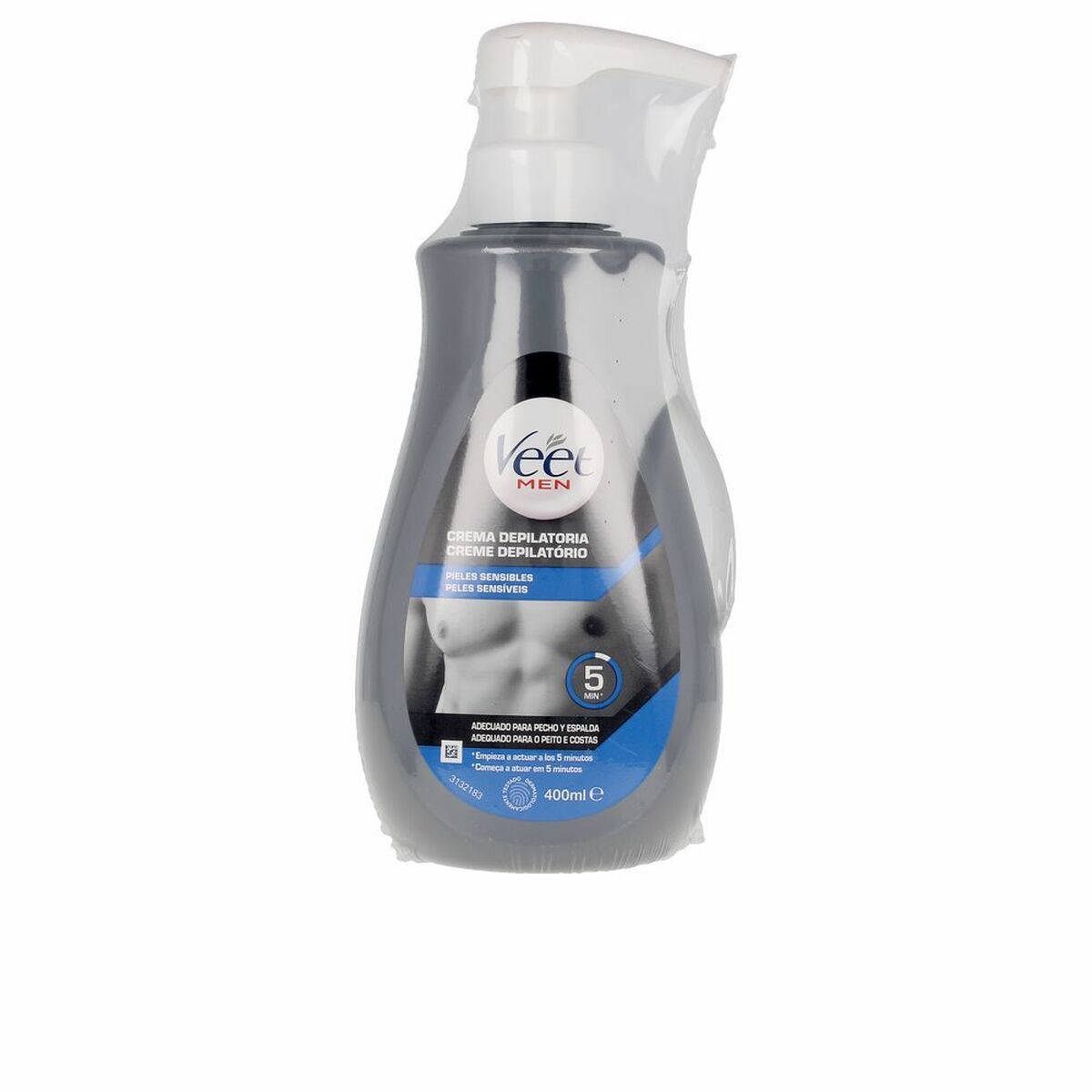 Creme Depilatório Corporal Veet 3062883 400 ml Pele sensível