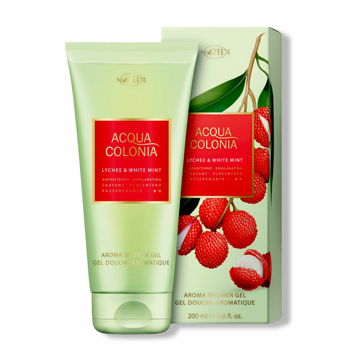 Gel de duche 4711 Exhilarating Lychee & Mint