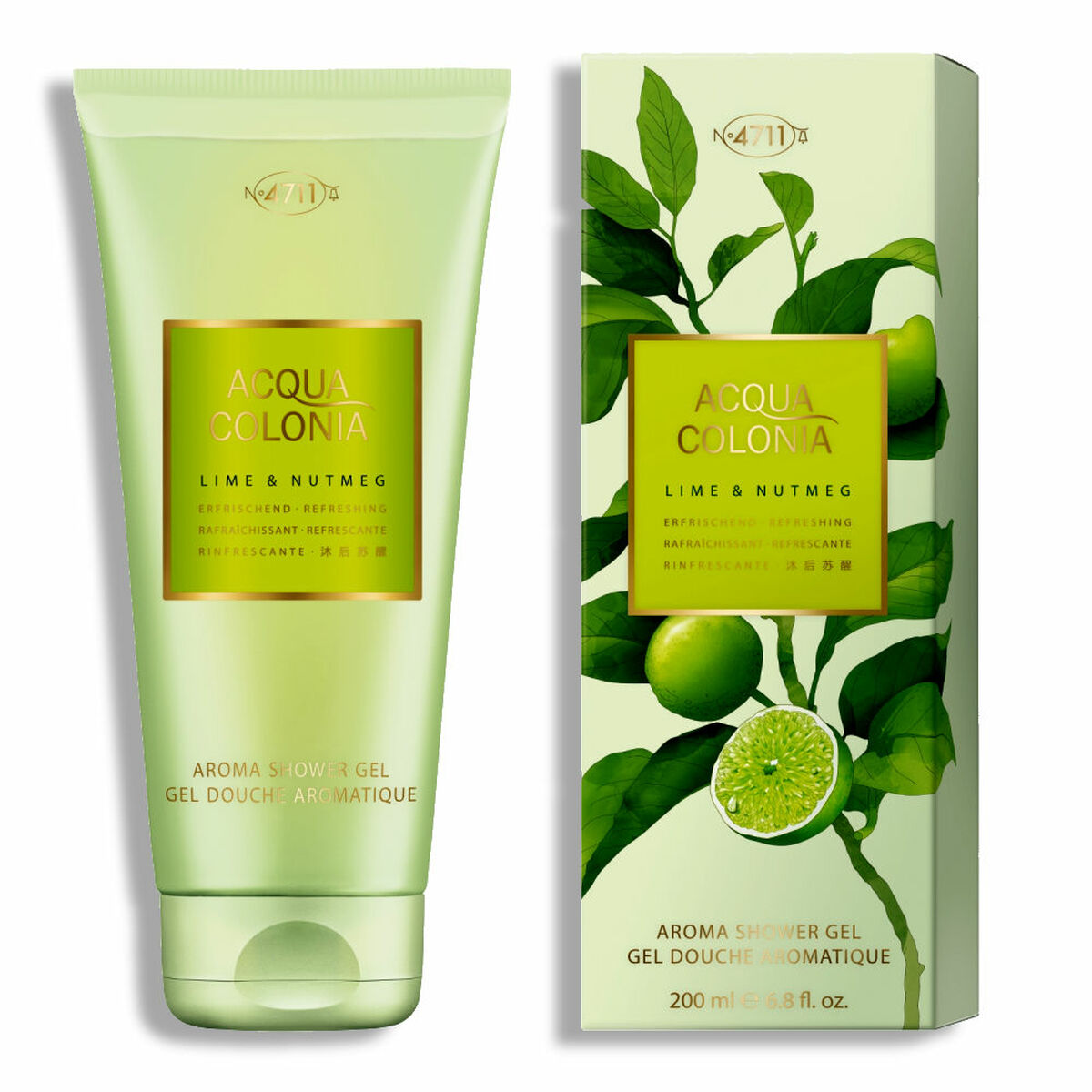 Gel de duche 4711 Lime & Nutmeg