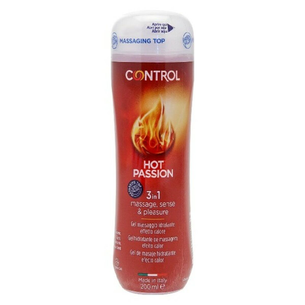 Gel Massageador Hot Passion Control 00010263000100 200 ml