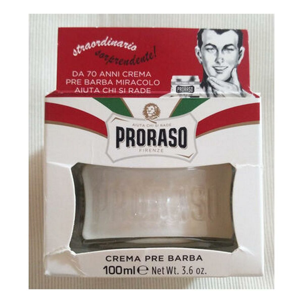 Creme de Barbear Proraso Pelli Sensibli 100 ml Pré-barbear