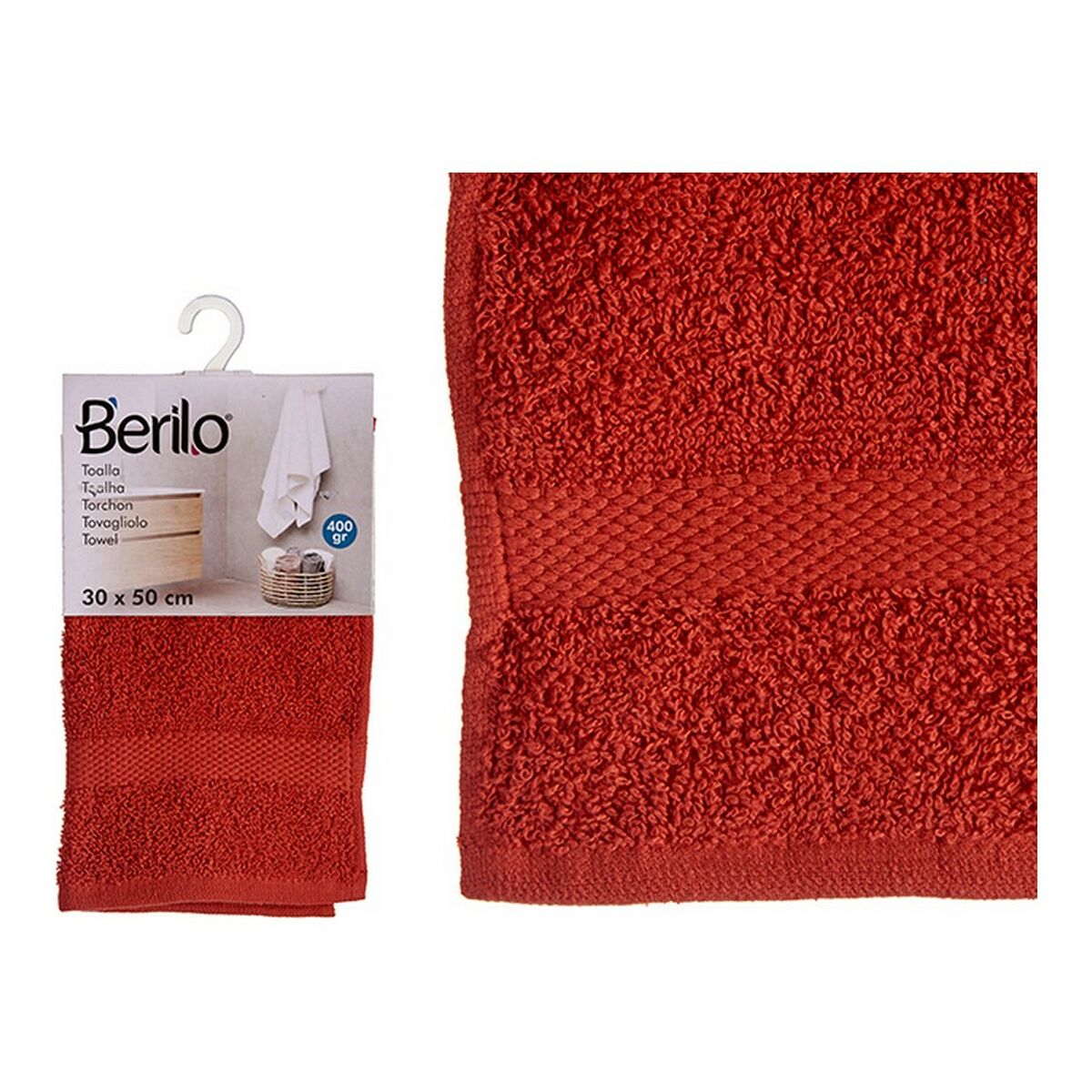 Toalha de banho Cor terracota